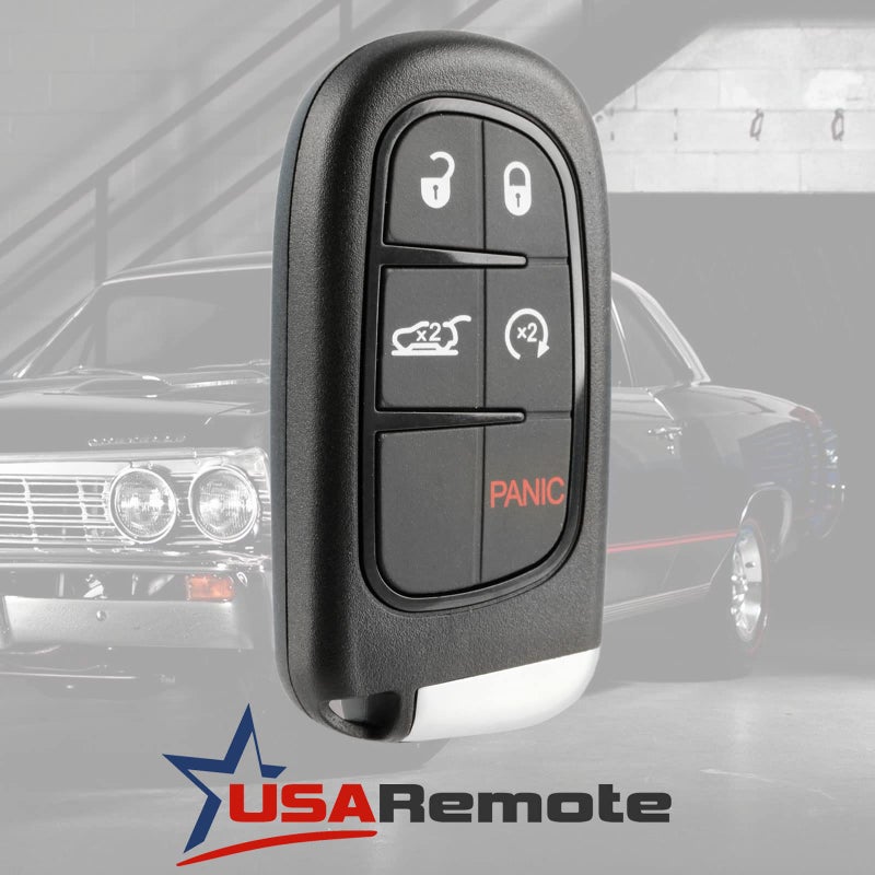 USARemote Smart Key fits 2014-2019 Jeep Cherokee Keyless Entry Remote Start Fob (GQ4-54T) 2015 2016 2017 2018 - Image 2